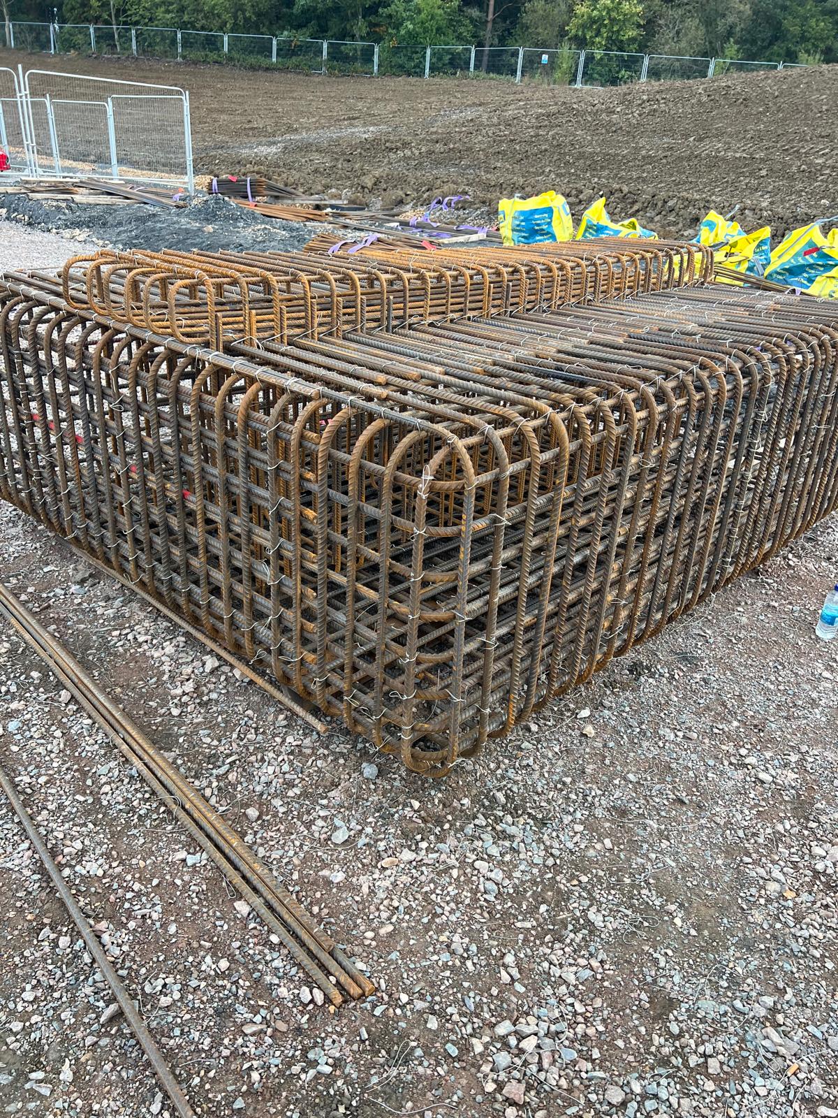 Prefabricated rebar cage assembly