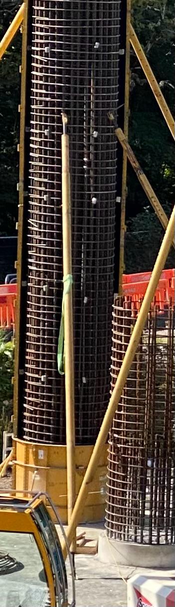 Steel reinforcement column